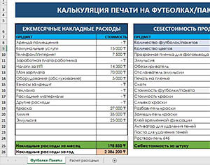 Урок 2. Заполняем таблицу расчетов
